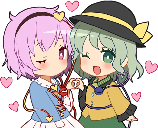 ❤️ Стикер «Touhou Project Everyday» для Telegram