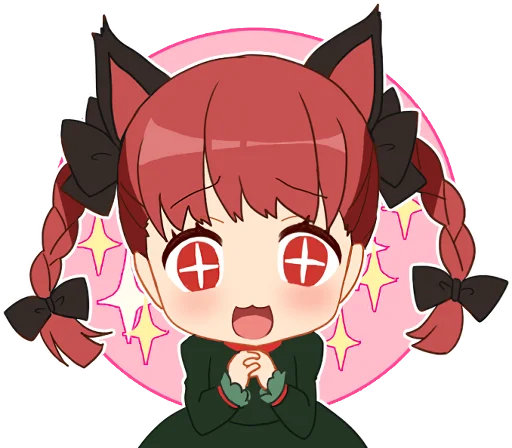 🤩 Стикер «Touhou Project Everyday» для Telegram