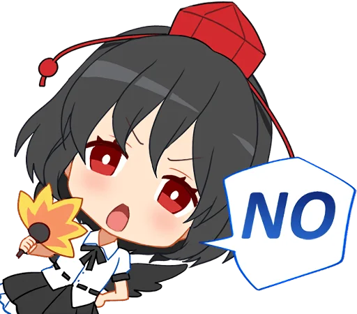 👎 Стикер «Touhou Project Everyday» для Telegram