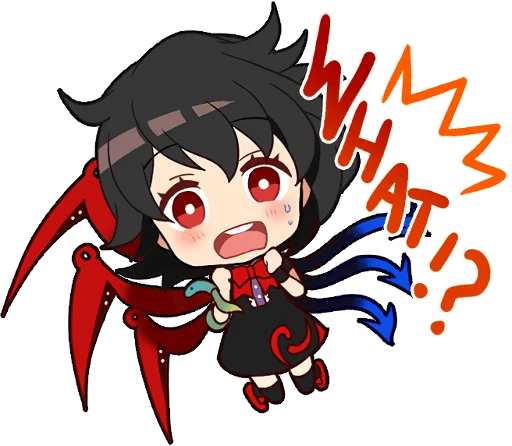 😱 Стикер «Touhou Project Everyday» для Telegram