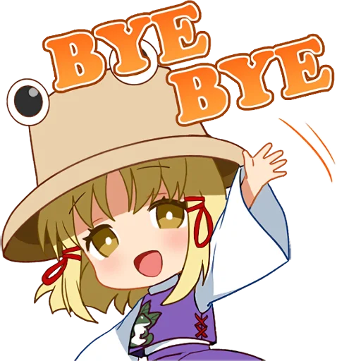 👋 Стикер «Touhou Project Everyday» для Telegram