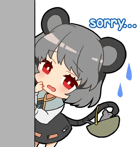 😥 Стикер «Touhou Project Everyday» для Telegram