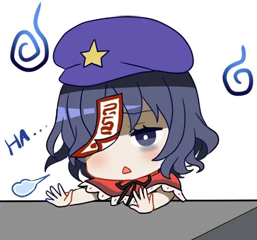 😵 Стикер «Touhou Project Everyday» для Telegram