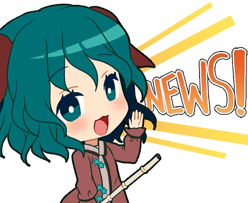 📰 Стикер «Touhou Project Everyday» для Telegram