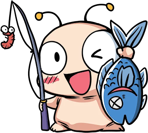 🎣 Стикер «Tumurin» для Telegram