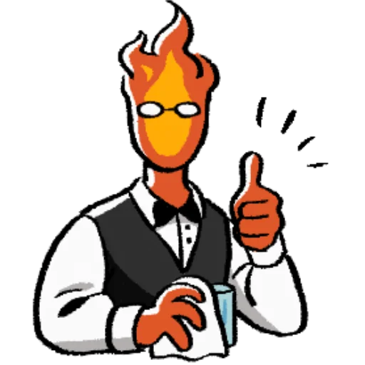 👍 Стикер «Undertale 3» для Telegram