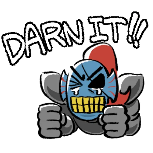 😭 Стикер «Undertale 3» для Telegram