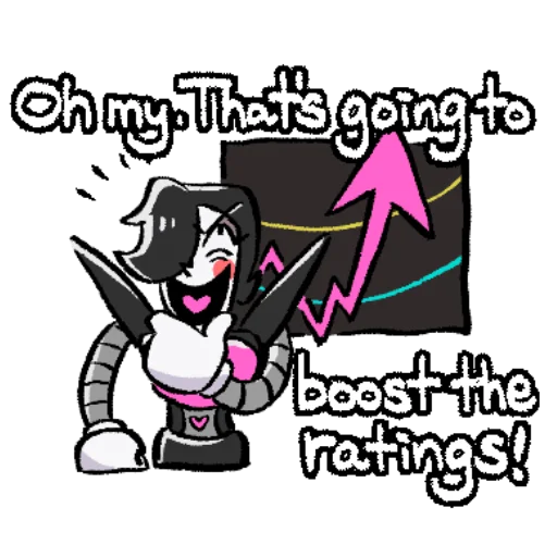 📈 Стикер «Undertale 3» для Telegram