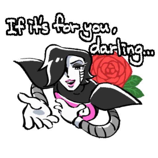 🌹 Стикер «Undertale 3» для Telegram
