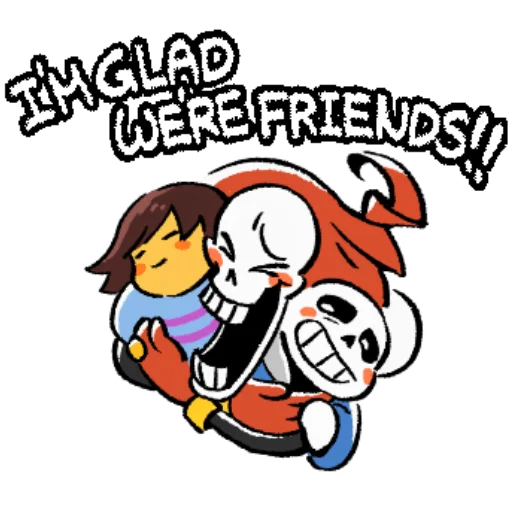 🤗 Стикер «Undertale 3» для Telegram