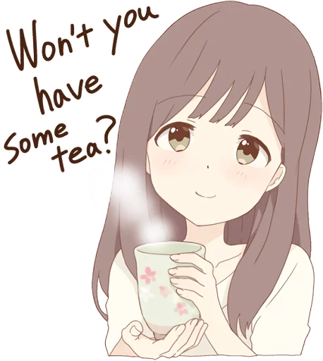 ☕ Стикер «Warm Lady» для Telegram