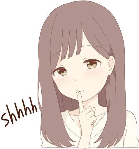 🤫 Стикер «Warm Lady» для Telegram