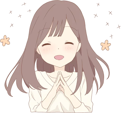 😊 Стикер «Warm Lady» для Telegram