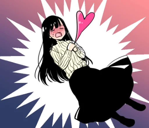 ❤️ Стикер «A woman who wants to feed a boy» для Telegram