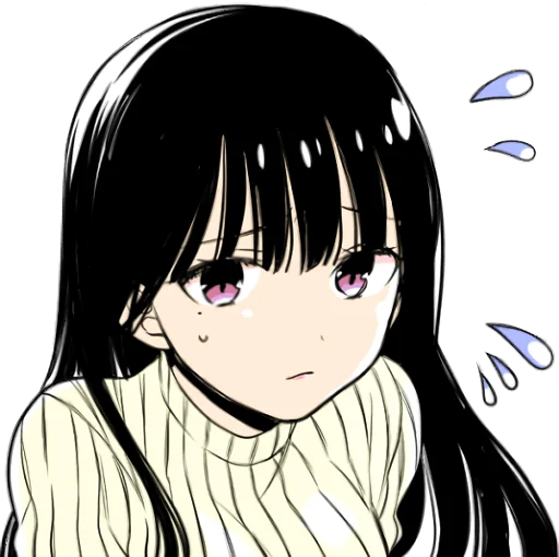 😔 Стикер «A woman who wants to feed a boy» для Telegram