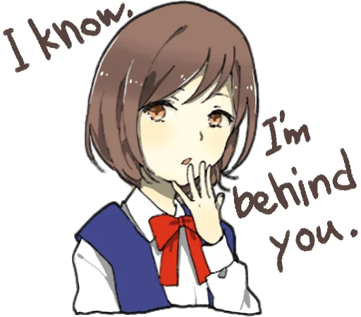🤫 Стикер «Yandere Girlfriend Sticker ENG» для Telegram