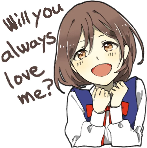 ❤️ Стикер «Yandere Girlfriend Sticker ENG» для Telegram