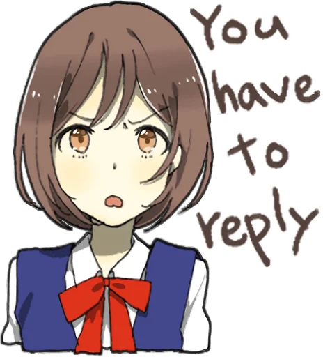 😠 Стикер «Yandere Girlfriend Sticker ENG» для Telegram
