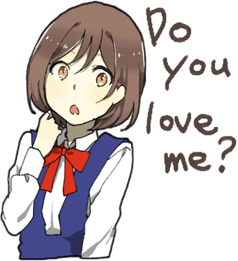 ❤️ Стикер «Yandere Girlfriend Sticker ENG» для Telegram
