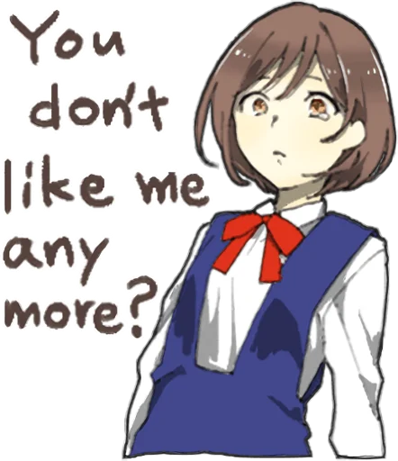 😥 Стикер «Yandere Girlfriend Sticker ENG» для Telegram