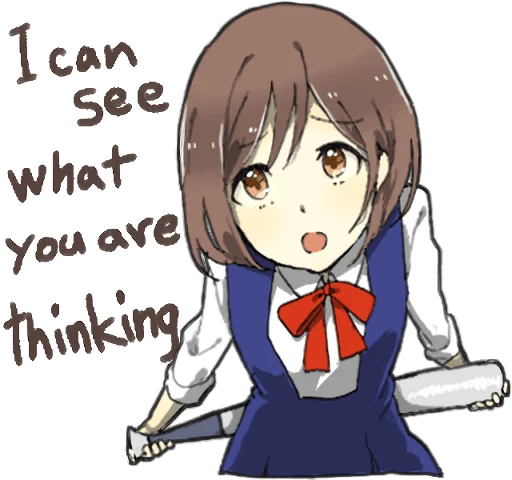 🤫 Стикер «Yandere Girlfriend Sticker ENG» для Telegram