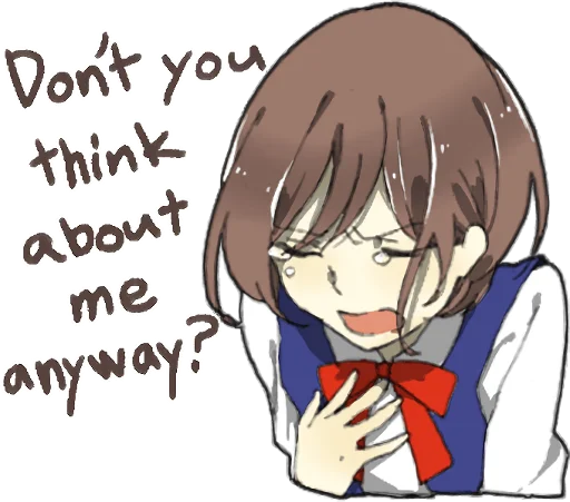 💔 Стикер «Yandere Girlfriend Sticker ENG» для Telegram