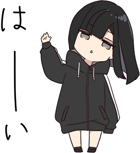 👋 Стикер «Yurudara-chan» для Telegram