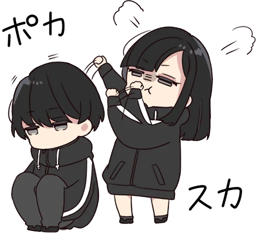😡 Стикер «Yurudara-chan» для Telegram
