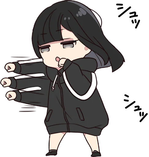 😤 Стикер «Yurudara-chan» для Telegram