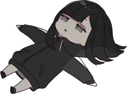 😵 Стикер «Yurudara-chan» для Telegram