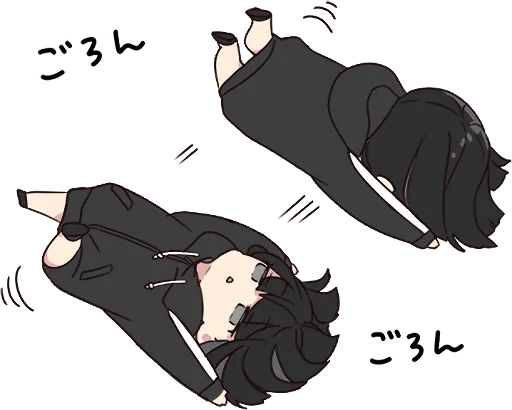 😪 Стикер «Yurudara-chan» для Telegram