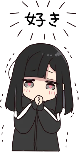 🤩 Стикер «Yurudara-chan» для Telegram