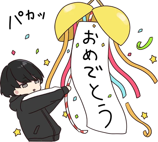 🎉 Стикер «Yurudara-chan» для Telegram