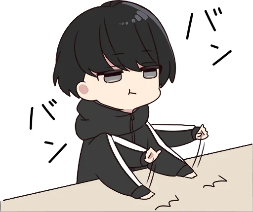 😤 Стикер «Yurudara-chan» для Telegram