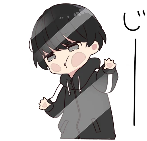 👀 Стикер «Yurudara-chan» для Telegram