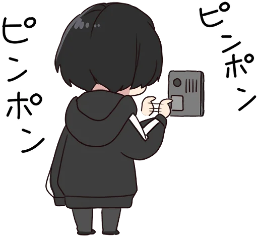 🔔 Стикер «Yurudara-chan» для Telegram