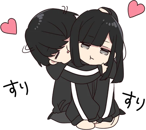 ❤️ Стикер «Yurudara-chan» для Telegram