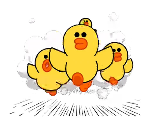 🦆 Стикер «LINE Characters» для Telegram