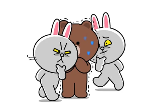 🤔 Стикер «LINE Characters» для Telegram