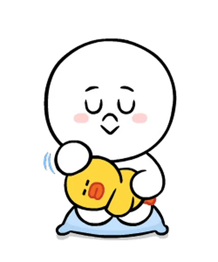 😴 Стикер «LINE Characters» для Telegram