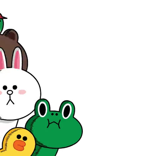 👀 Стикер «LINE Characters» для Telegram