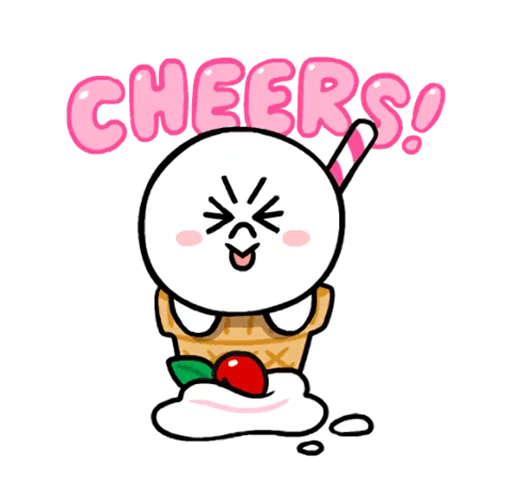 😆 Стикер «LINE Characters Cute and Soft Summer» для Telegram