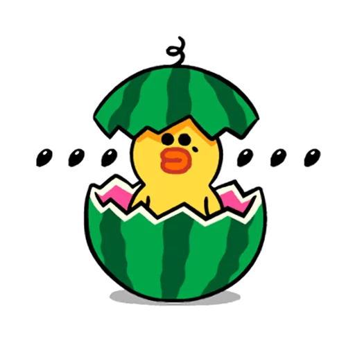 😐 Стикер «LINE Characters Cute and Soft Summer» для Telegram
