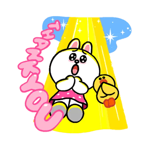 🙏 Стикер «LINE Characters Cute and Soft Summer» для Telegram