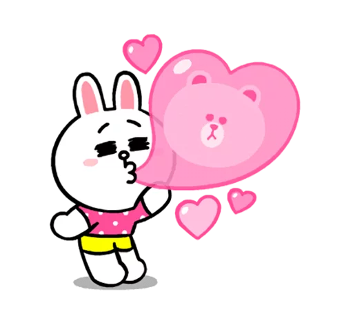 😘 Стикер «LINE Characters Cute and Soft Summer» для Telegram