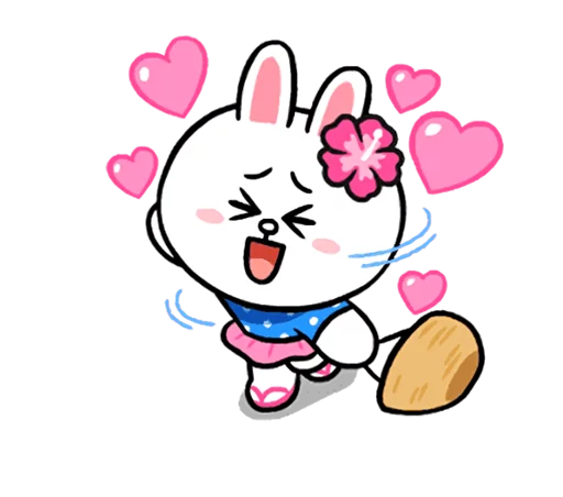 😆 Стикер «LINE Characters Cute and Soft Summer» для Telegram