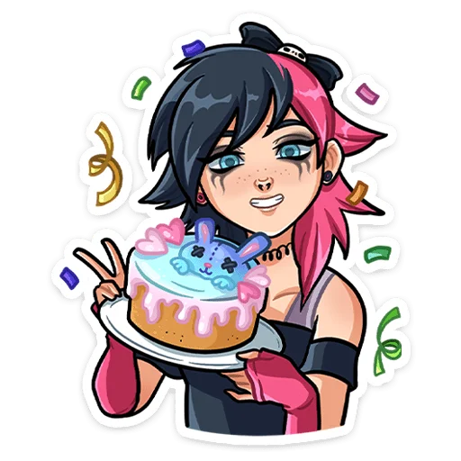 🎂 Стикер «Линка» для Telegram