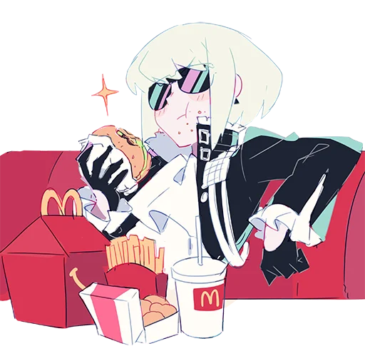 😎 Стикер «Lio Fotia • Promare • Fan arts» для Telegram
