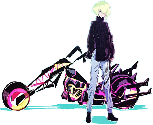 🏍 Стикер «Lio Fotia • Promare • Fan arts» для Telegram