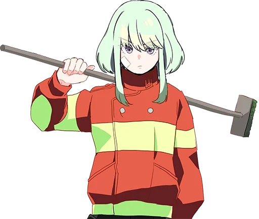 😡 Стикер «Lio Fotia • Promare • Fan arts» для Telegram